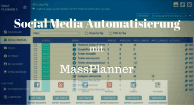 Social Media planen und automatisieren mit Mass Planner