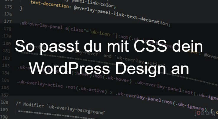So passt du mit CSS dein WordPress Design an