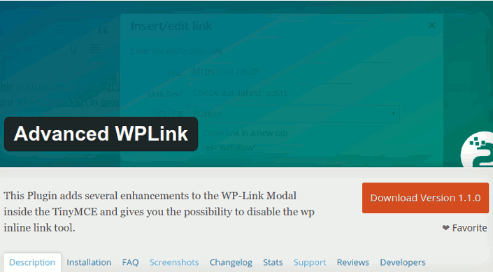 Advanced WPLink Plugin