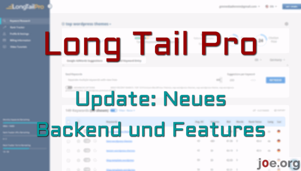 Long Tail Pro Update