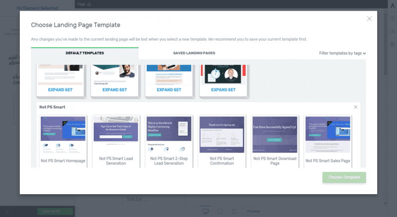 Thrive Architect Landing Page Templates