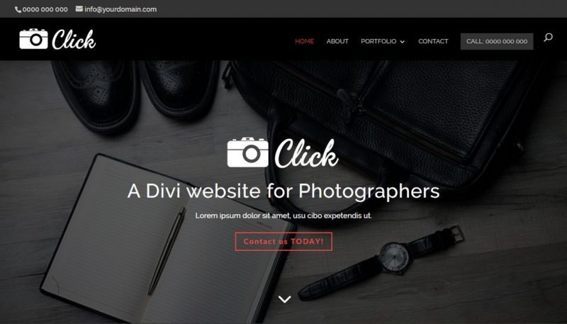 Free theme for photographers