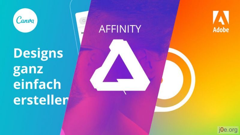 Adobe, Affinity and Canva