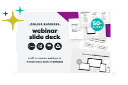 Templates for your webinar