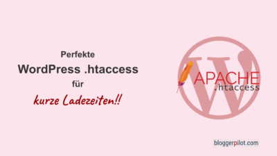 Perfekte WordPress .htaccess für kurze Ladezeiten