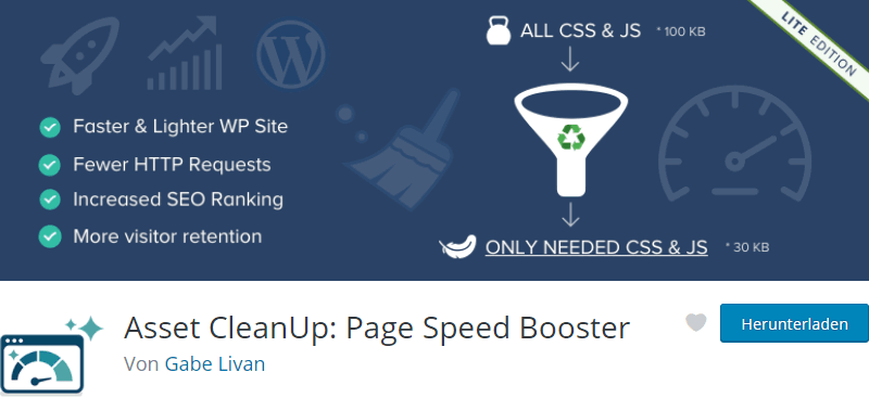 Asset CleanUp - Minify & combine CSS/JavaScript