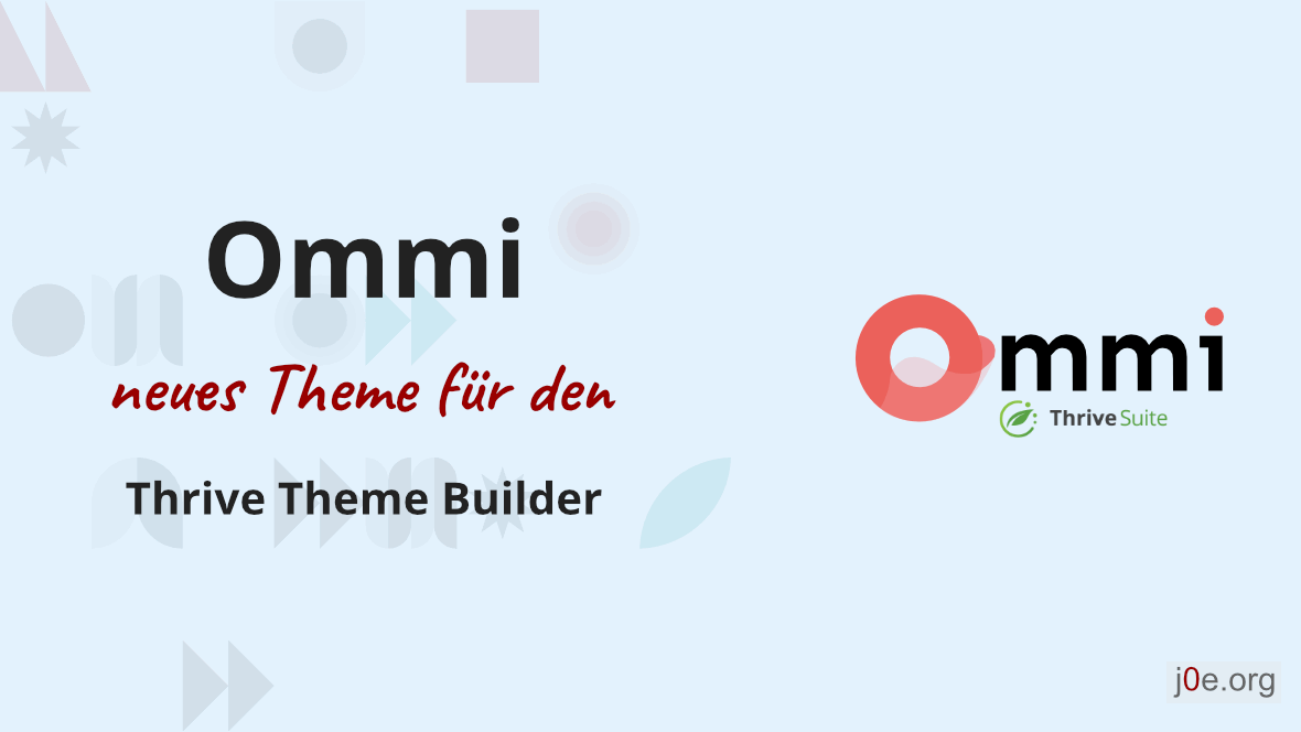 Ommi Theme für den Thrive Theme Builder