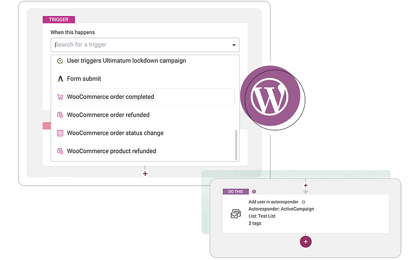 Automate WordPress and WooCommerce.
