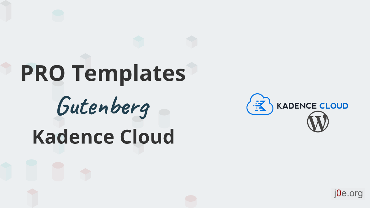 Kadence Cloud - So erstellst du Pro Templates