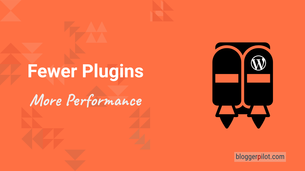 Why Fewer Plugins mean More Performance
