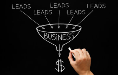 Leads enter the funnel and generate revenue.