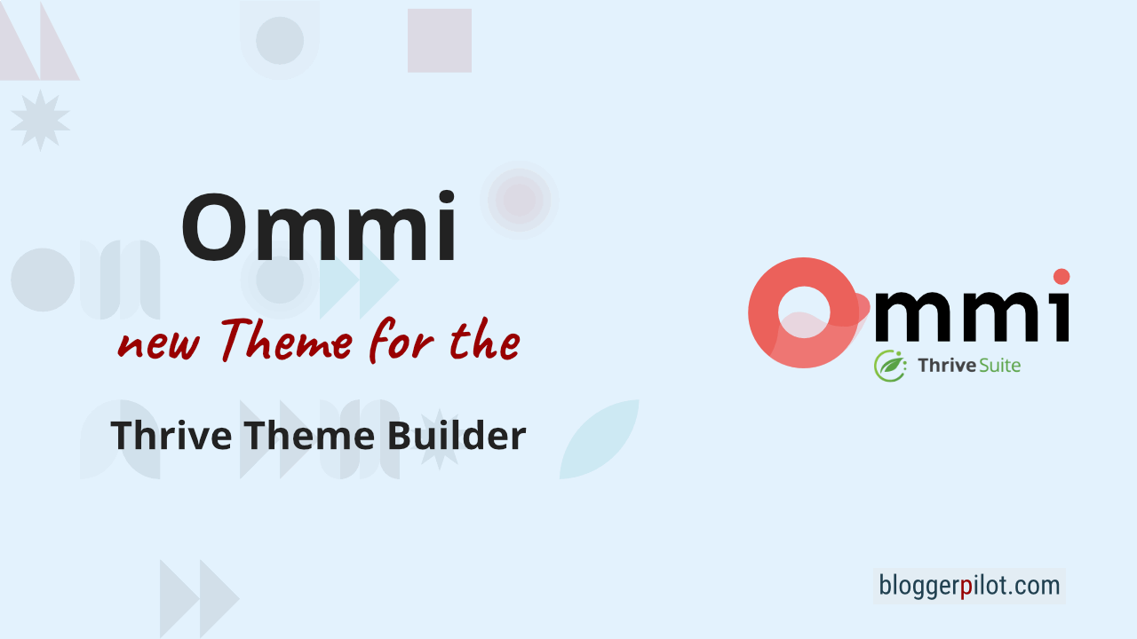 Ommi Theme für den Thrive Theme Builder