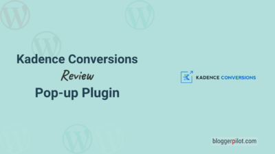 Kadence Conversions - WordPress Popup Plugin