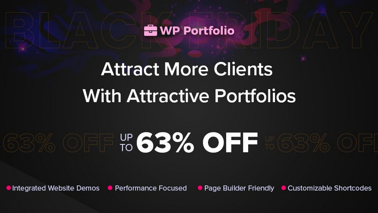 WP Portfolio BF Deal - 63% off