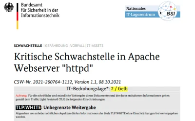 Kritische Schwachstelle Apache - Webserver Updates sind wichtig!
