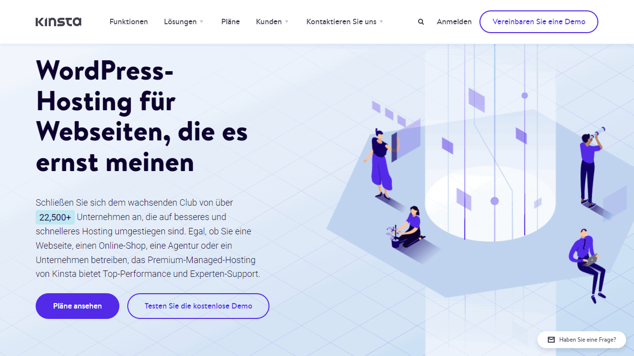 Kinsta Homepage Screenshot