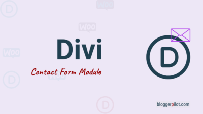 The Divi contact form module