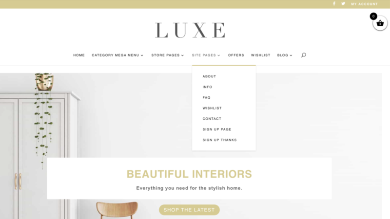 Luxe Divi WooCommerce Theme