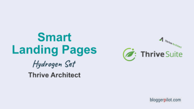 Create smart Landing-Pages with WordPress and Thrive Architect - Hydrogen