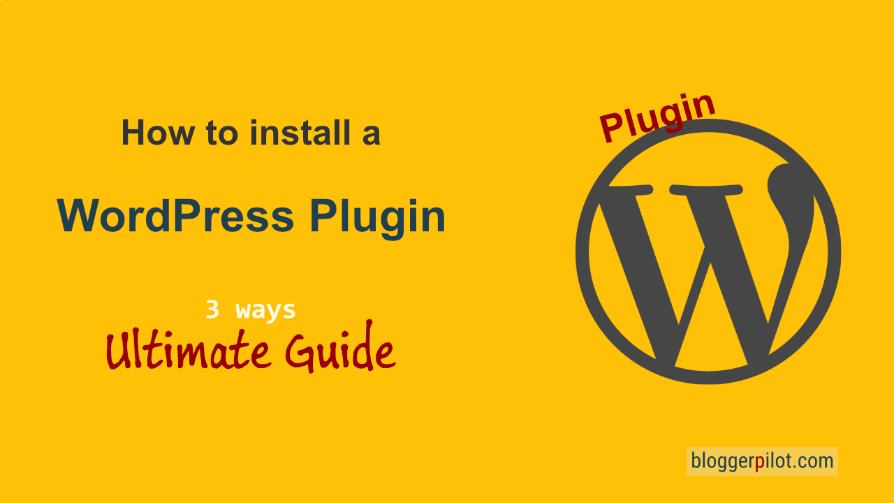 how to install plugin in wordpress