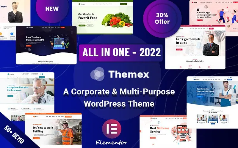 Themex - Responsive Mehrzweck-WordPress-Theme
