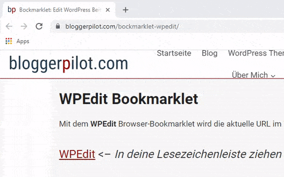 How to install the bookmarklet