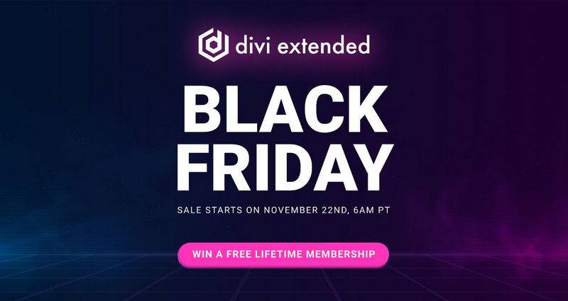 Divi Extended Black Friday Deal