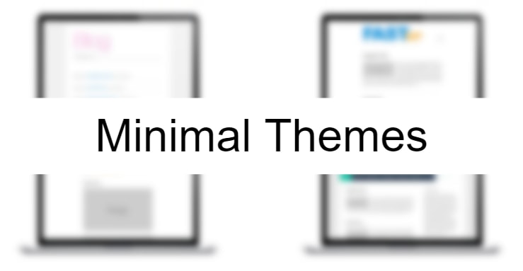 Minimal Themes für Wordpress