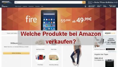 Welche Produkte bei Amazon verkaufen
