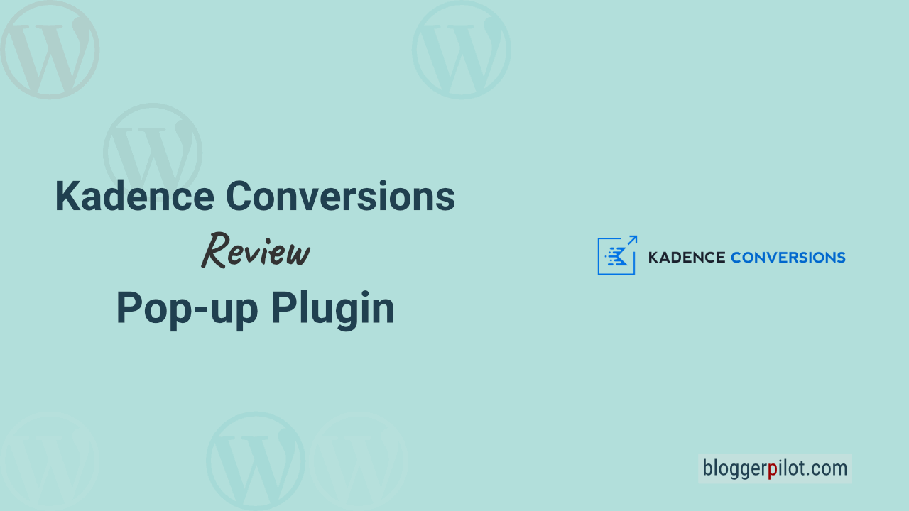 Kadence Conversions - WordPress Pop-up Plugin