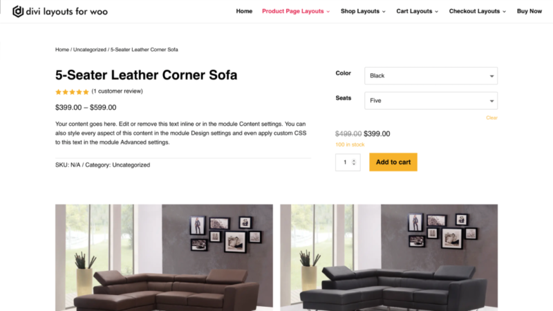 WooCommerce Themes: WooCommerce Layouts for Divi