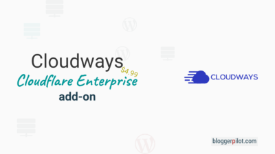 Cloudways with Cloudflare Enterprise Add-on for $5 - With instructions