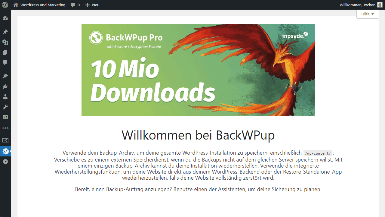 BackWPup Plugin aus Deutschland.