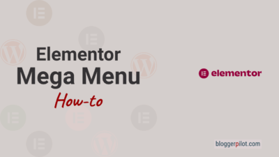 How to create a Mega Menu with Elementor